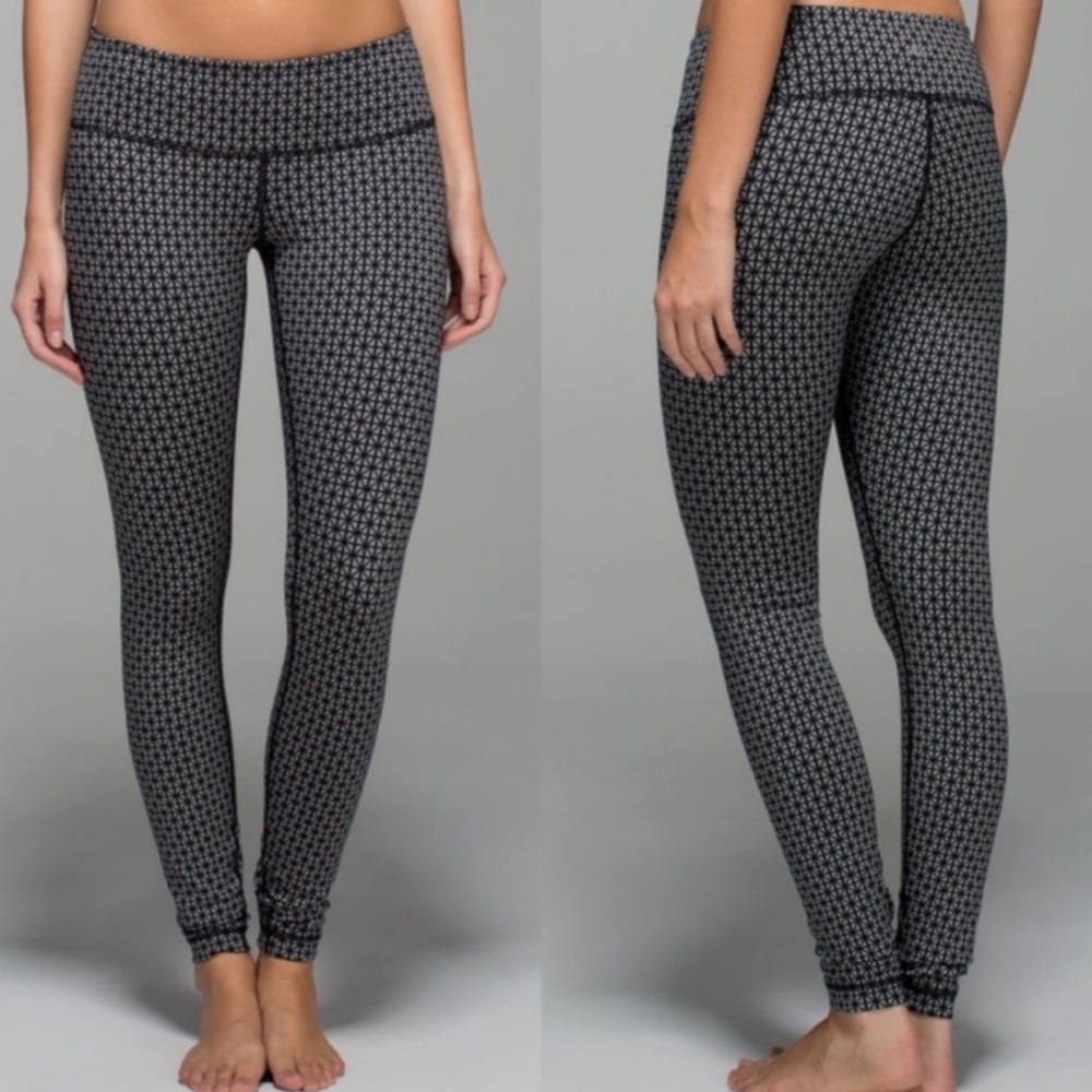 Lululemon Wunder Under Geometric Leggings